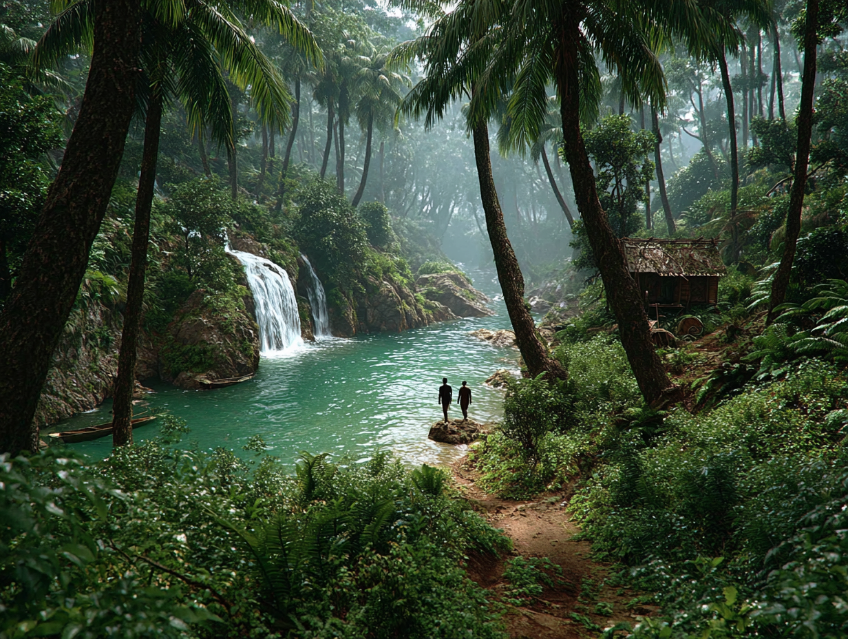Rainforest landscape